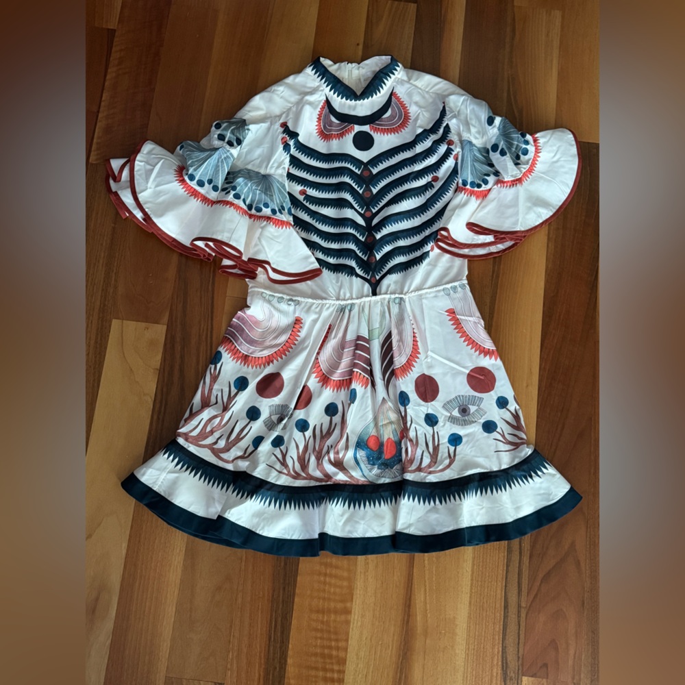 floral mini dress size s